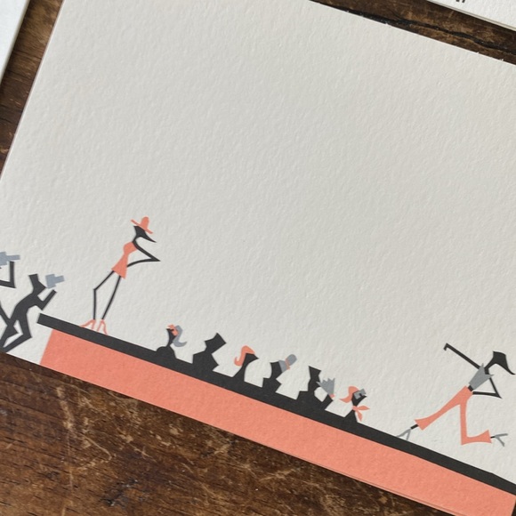 R. Nichols Artist Mid Century Style Notecards and Envelopes Set of 10 - Picture 7 of 10